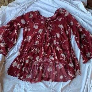 Sunflower Print Shirt